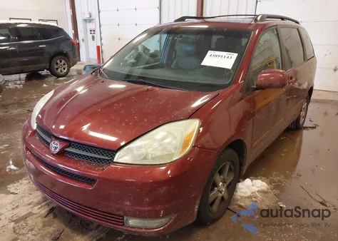 2004 Toyota Sienna Xle from USA, damaged, VIN 5TDZA22CX4S072124